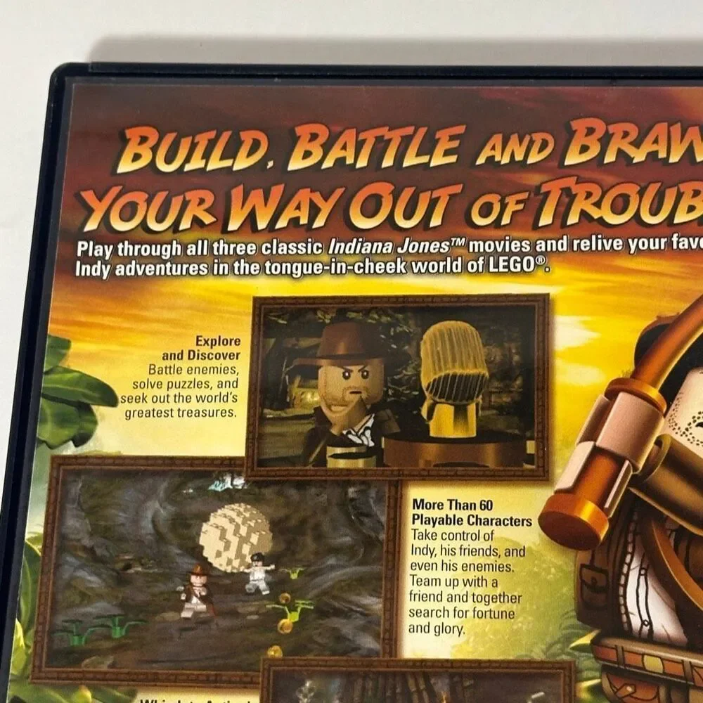 Playstation 2 LEGO Indiana Jones the Original Adventure Complete With Manual 200